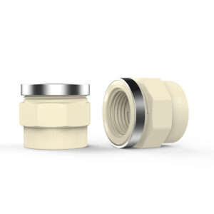 بوشن یکسر دنده برنجی CPVC فشار قوی