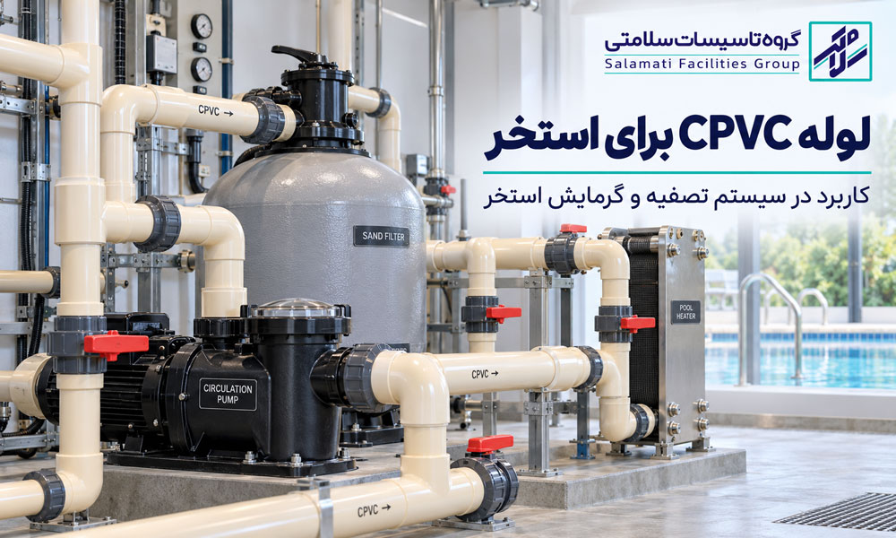 لوله و اتصالات CPVC در سیستم تأسیسات استخر
